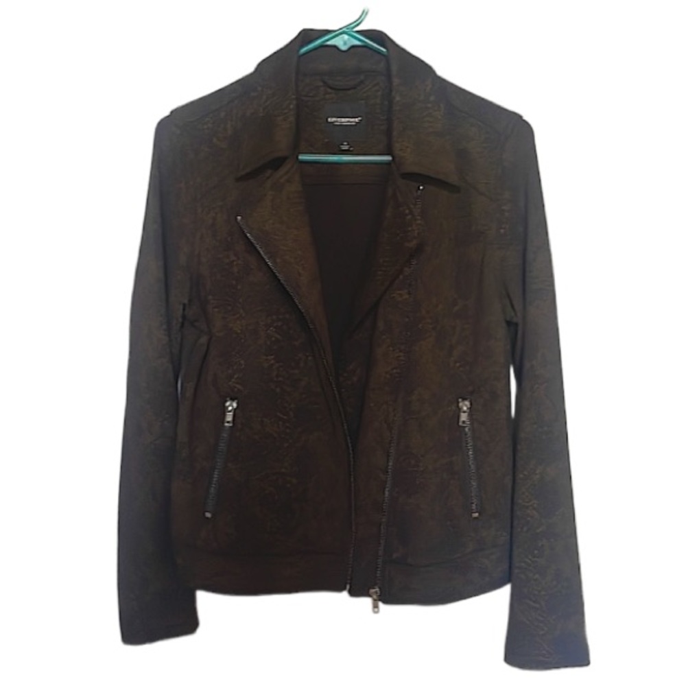 Liverpool La Metallic Python Moto Jacket Women's … - image 1